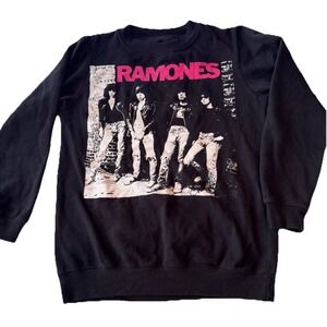 Ramones Band Crewneck Sweatshirt Woman's Size Small Rock N Roll Classic Punk